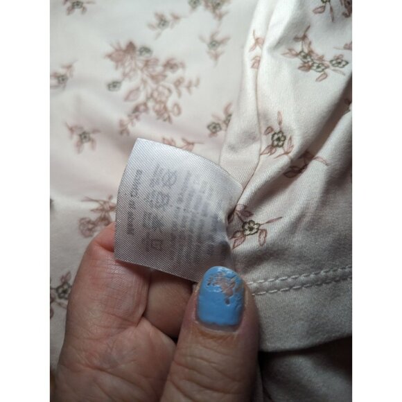 Unbranded Nursing Pillow Cover Sheet Floral Off White - Picture 6 of 10